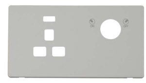 Click Scolmore - Click Definity 13A 1G Dp Lockable Skt Wih Neon Scp Pw (SCP655PW)