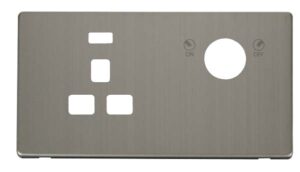 Click Scolmore - Click Definity 13A 1G Dp Lockable Skt Wih Neon Scp Ss (SCP655SS)
