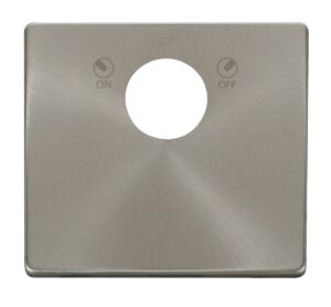 Click Scolmore - Click Definity 20A Double Pole Key Lockable Switch Cover Plate (SCP660BS)