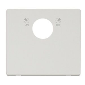 Click Scolmore - Click Definity 20A Dp Lockable Switch Cover Plate Mw (SCP660MW)