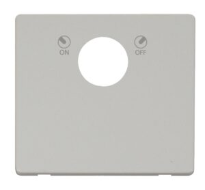 Click Scolmore - Click Definity 20A Double Pole Key Lockable Switch Cover Plate (SCP660PW)