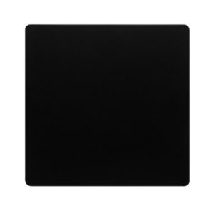 Click Scolmore - Click Definity Complete 1 Gang Blank Plate Matt Black Cover Plate (SFBK060)