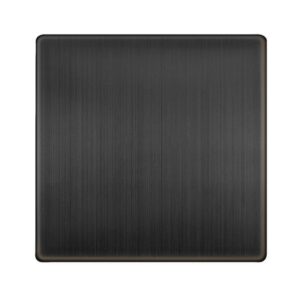 Click Scolmore - Click Definity Complete 1 Gang Blank Plate Matt Bronze Cover Plate (SFBZ060)