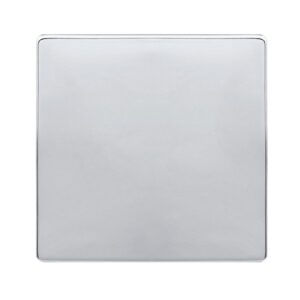Click Scolmore - Click Definity Complete 1 Gang Blank Plate Polished Chrome Cover Plate (SFCH060)