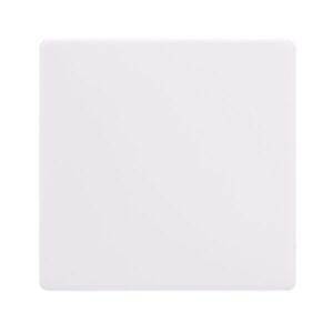 Click Scolmore - Click Definity Complete 1 Gang Blank Plate Polar White Cover Plate (SFPW060)