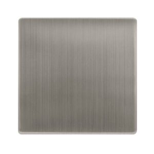 Click Scolmore - Click Definity Complete 1 Gang Blank Plate Stainless Steel Cover Plate (SFSS060)