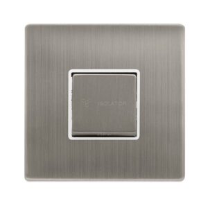 Click Scolmore - Click Definity Complete 10A Ingot 3 Pole Fan Isolation Plate Switch (SFSS520PW)