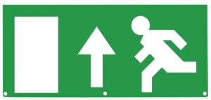 Eterna Lighting - Eterna Signs Directive Up Arrow Legend For Signledem3 Range (SIGNLGDUP)