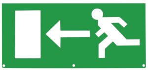 Eterna Lighting - Eterna Signs Directive Left/right Arrow Legend For Signledem3 Range (SIGNLGD)