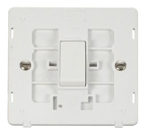 Click Scolmore - Click Definity 10Ax 1 Gang 2 Way Switch Insert White (SIN011PW)