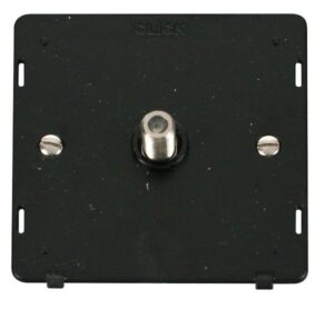 Click Scolmore - Click Definity Single Satellite Socket Insert Black (SIN156BK)