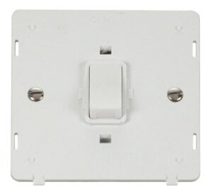 Click Scolmore - Click Definity 20A 1 Gang Dp Switch Insert White (SIN622PW)