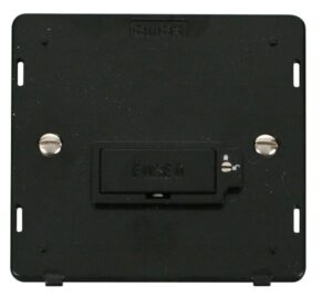 Click Scolmore - Click Definity 13A Fused Connection Unit (Lockable) Insert Black (SIN850BK)