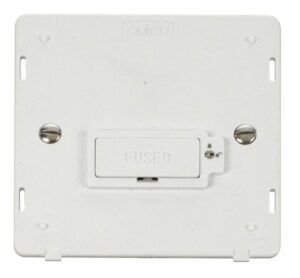 Click Scolmore - Click Definity 13A Fused Connection Unit (Lockable) Insert White (SIN850PW)
