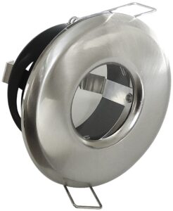 Accessories - Eterna Brushed Nickel GU10 Mains Shower Light Converter (SLGUSN)