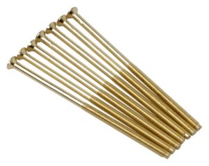Click Essentials Standard 3.5Mm Dia. 75Mm Long Screws (Bag 100) Brass