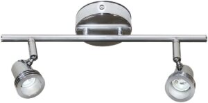 Eterna 50W Max GU10 Twin Bar Spotlight