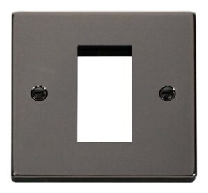 Click Scolmore - Click Deco Single Plate (Single Media Module Aperture) (VPBN310)