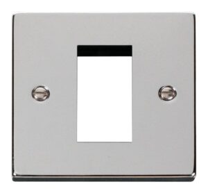 Click Scolmore - Click Deco Single Plate (Single Media Module Aperture) (VPCH310)