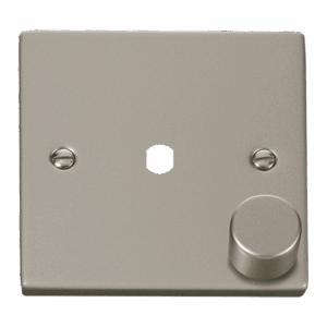 Click Scolmore - Click Deco Vppn 1 Gang Double Dimmer Plate & Knobs (VPPN140PL)