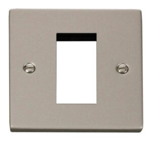 Click Scolmore - Click Deco Single Plate (Single Media Module Aperture) (VPPN310)