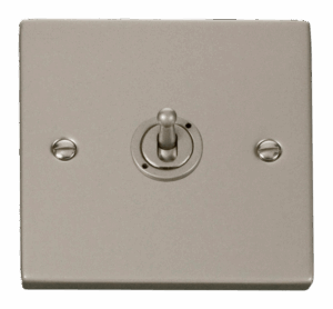 Click Scolmore - Click Deco 1 Gang 2 Way 10Ax Toggle Switch (VPPN421)