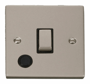 Click Scolmore - Click Deco 20A 1 Gang Dp Ingot Switch With Flex Outlet Black (VPPN522BK)