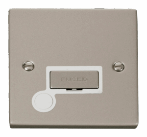 Click Scolmore - Click Deco 13A Fused Ingot Connection Unit With Flex Outlet White (VPPN550WH)