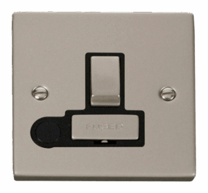 Click Scolmore - Click Deco 13A Fused Ingot Switched Connection Unit With Flex Outlet Black (VPPN551BK)