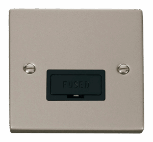 Click Scolmore - Click Deco 13A Fused Connection Unit Black (VPPN650BK)