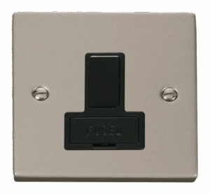 Click Scolmore - Click Deco 13A Fused Switched Connection Unit Black (VPPN651BK)