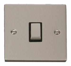Click Scolmore - Click Deco 20A 1 Gang Dp Ingot Switch Black (VPPN722BK)