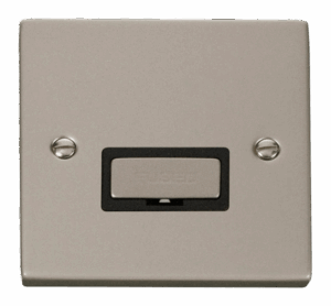 Click Scolmore - Click Deco 13A Fused Ingot Connection Unit Black (VPPN750BK)