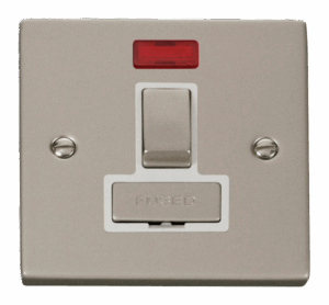 Click Scolmore - Click Deco 13A Fused Ingot Switched Connection Unit With Neon White (VPPN752WH)