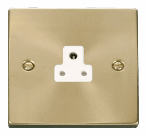 Click Scolmore - Click Deco 2A Round Pin Socket Outlet White (VPSB039WH)