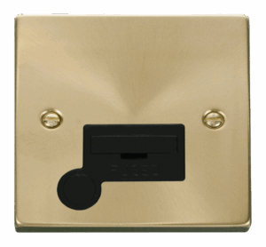 Click Scolmore - Click Deco 13A Fused Connection Unit With Flex Outlet Black (VPSB050BK)
