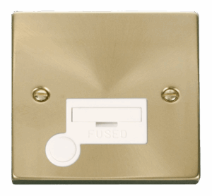 Click Scolmore - Click Deco 13A Fused Connection Unit With Flex Outlet White (VPSB050WH)