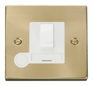 Click Scolmore - Click Deco 13A Fused Switched Connection Unit With Flex Outlet White (VPSB051WH)