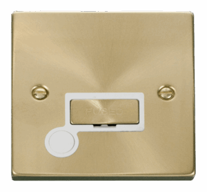Click Scolmore - Click Deco 13A Fused Ingot Connection Unit With Flex Outlet White (VPSB550WH)