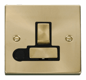 Click Scolmore - Click Deco 13A Fused Ingot Switched Connection Unit With Flex Outlet Black (VPSB551BK)