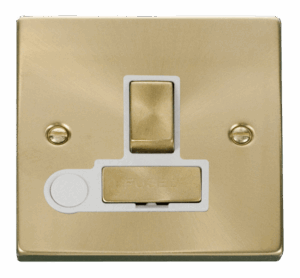 Click Scolmore - Click Deco 13A Fused Ingot Switched Connection Unit With Flex Outlet White (VPSB551WH)