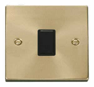 Click Scolmore - Click Deco 20A 1 Gang Dp Switch Black (VPSB622BK)