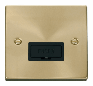 Click Scolmore - Click Deco 13A Fused Connection Unit Black (VPSB650BK)