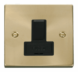 Click Scolmore - Click Deco 13A Fused Switched Connection Unit Black (VPSB651BK)