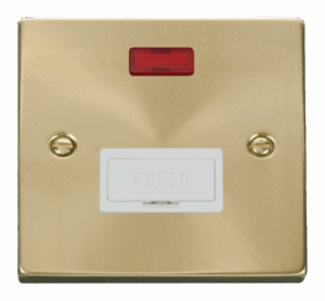 Click Scolmore - Click Deco 13A Fused Connection Unit With Neon White (VPSB653WH)