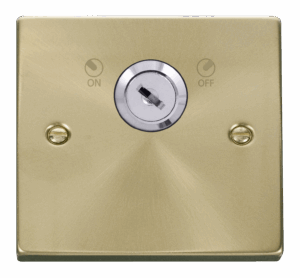 Click Scolmore - Click Deco 20A Double Pole Key Lockable Switch (VPSB660)
