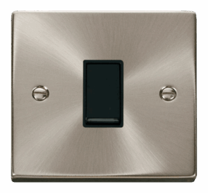 Click Scolmore - Click Deco 1 Gang 2 Way 10Ax Switch Black (VPSC011BK)