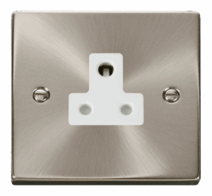Click Scolmore - Click Deco 5A Round Pin Socket Outlet White (VPSC038WH)