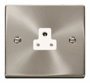 Click Scolmore - Click Deco 2A Round Pin Socket Outlet White (VPSC039WH)