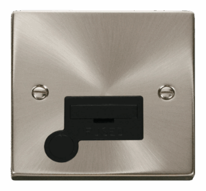 Click Scolmore - Click Deco 13A Fused Connection Unit With Flex Outlet Black (VPSC050BK)